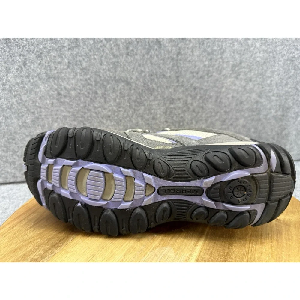 Merrell Women's Taupe and Lavender Hiking Sneakers - Picture 9 of 12